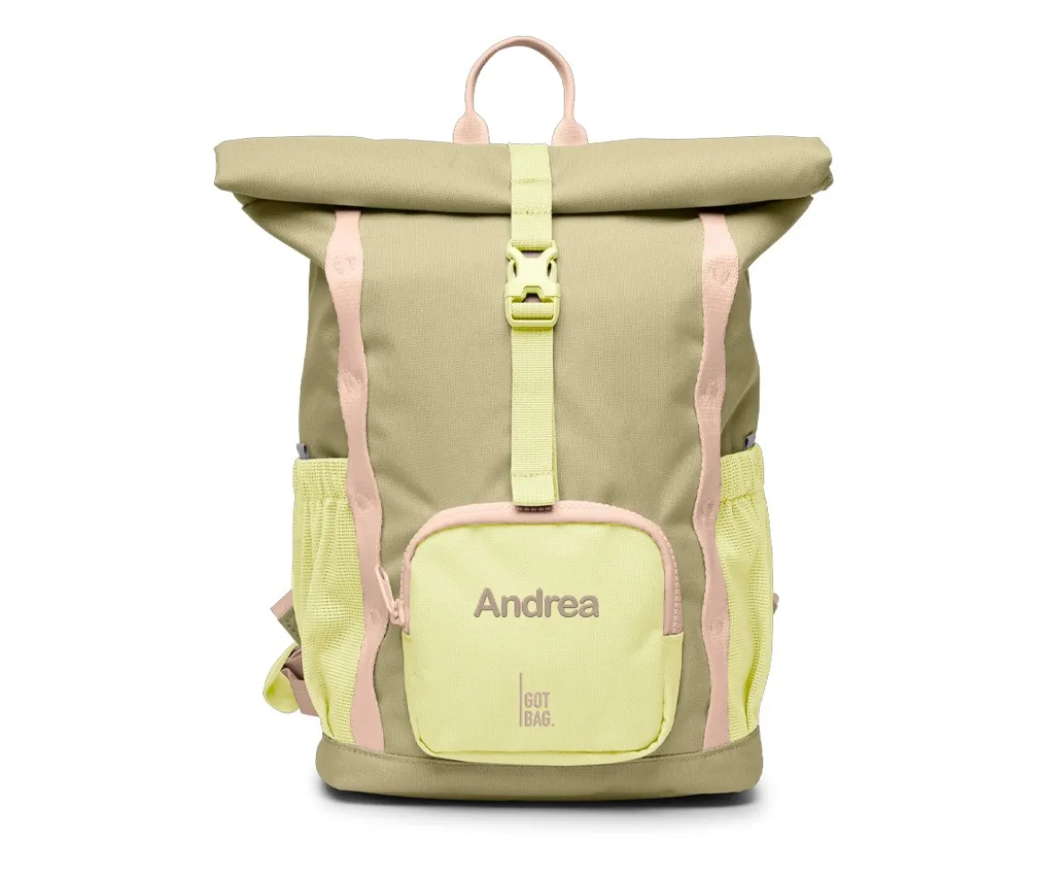 Mochila Escolar Kids Adventure RollTop Multi Nori Personalizable