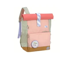 Mochila Escolar Mediana Rolltop Sunny Explorer Rose / Pink