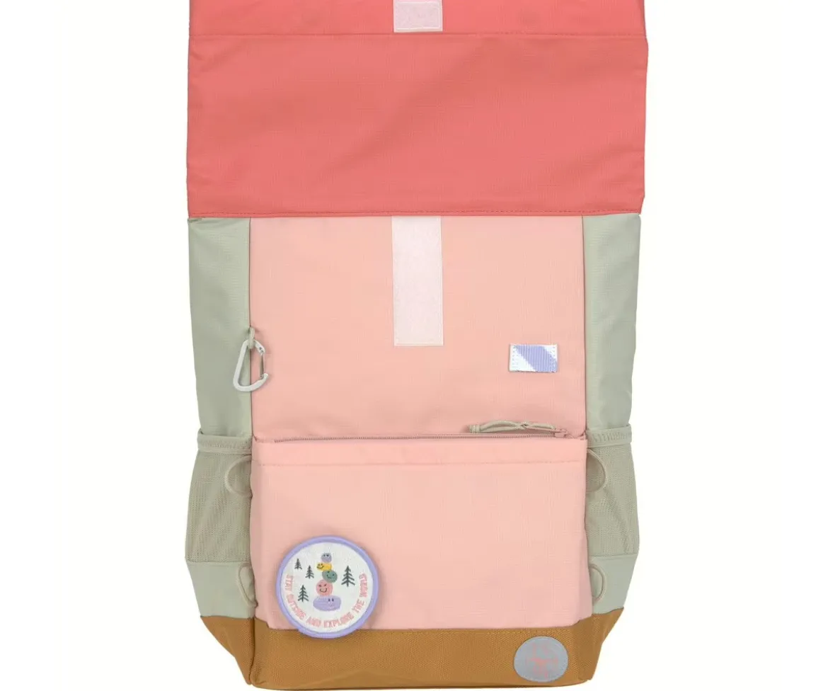 Mochila Escolar Mediana Rolltop Sunny Explorer Rose / Pink