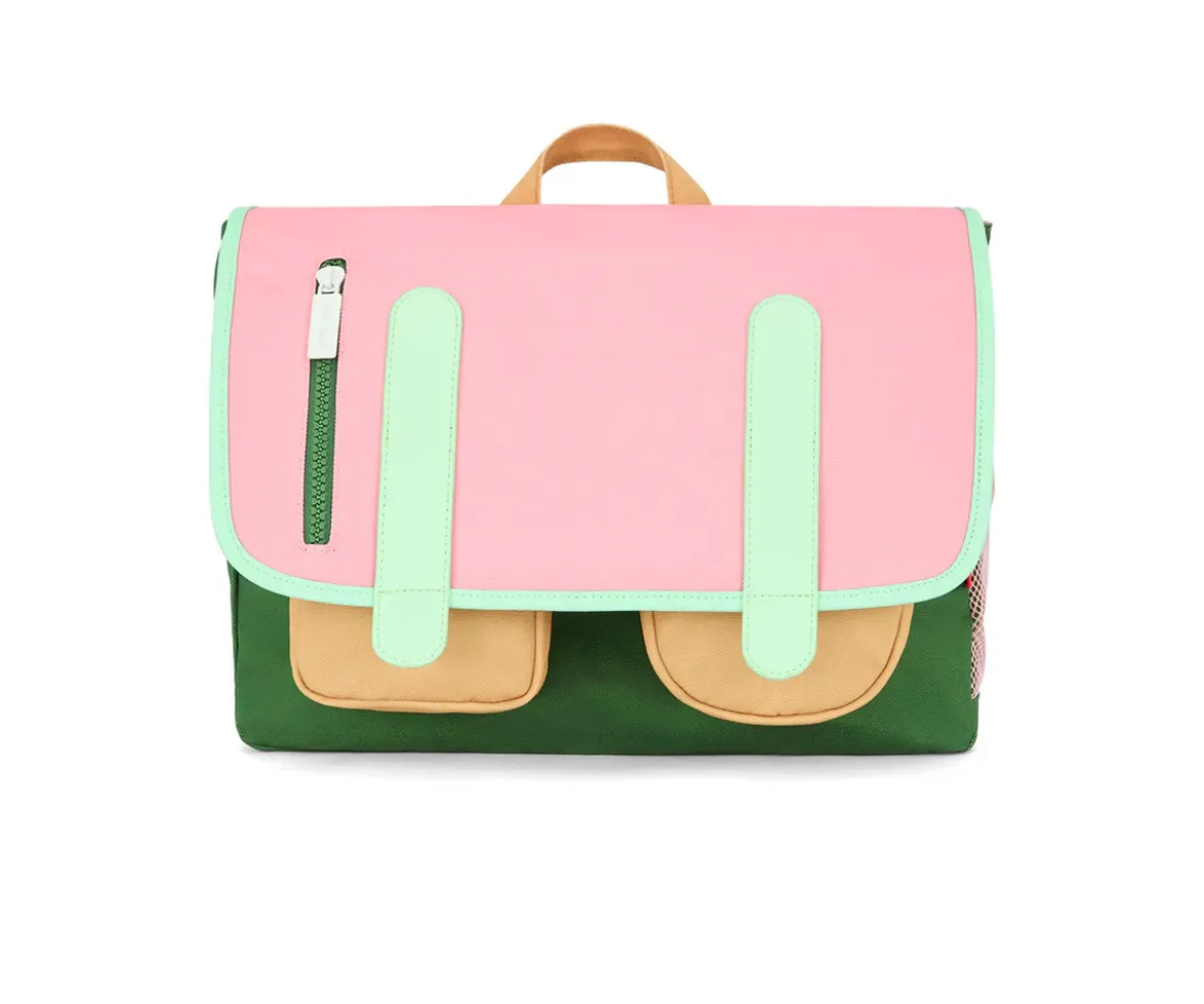 Mochila Escolar Mini Solapa Bubblegum