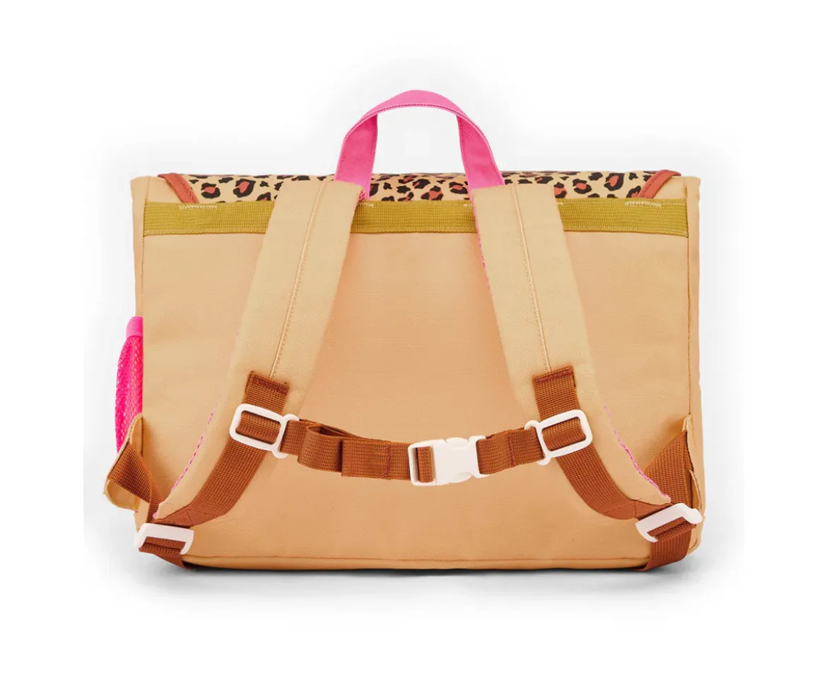 Mochila Escolar Mini Solapa Léopard