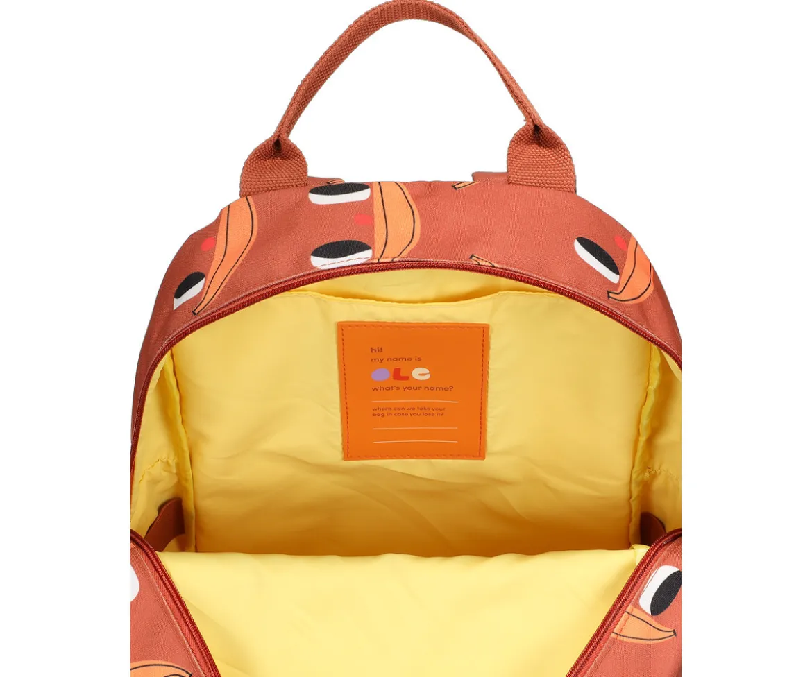 Mochila Escolar Ole Mediana Personalizable Charlotte Janvier Banana