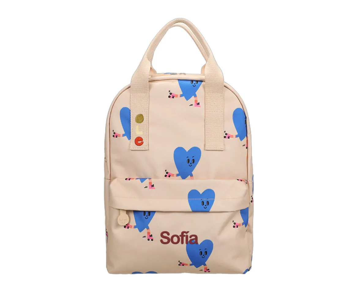 Mochila Escolar Ole Mediana Personalizable Mariisoré Roller Heart