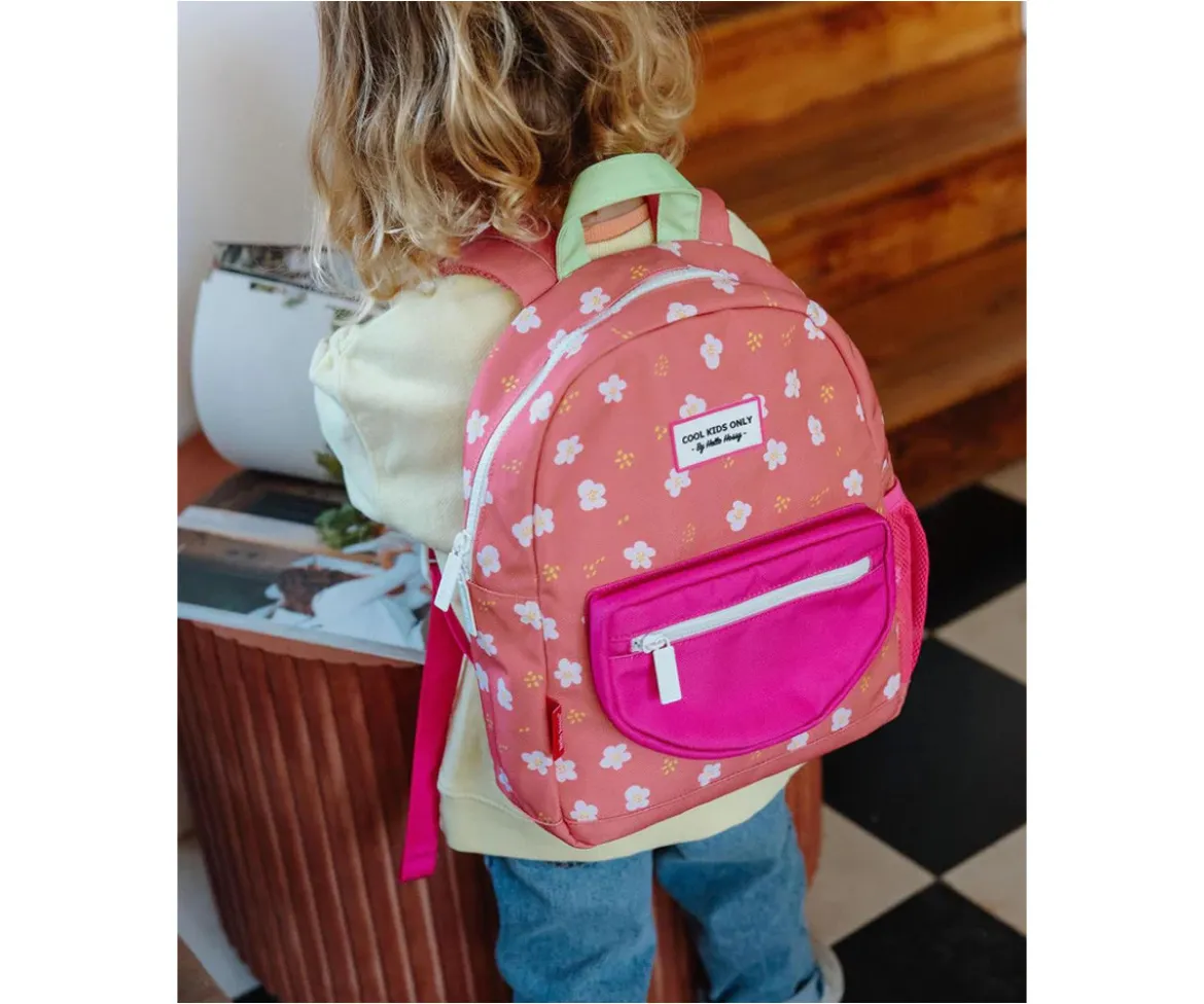 Mochila Escolar Peachy Bloom Personalizable