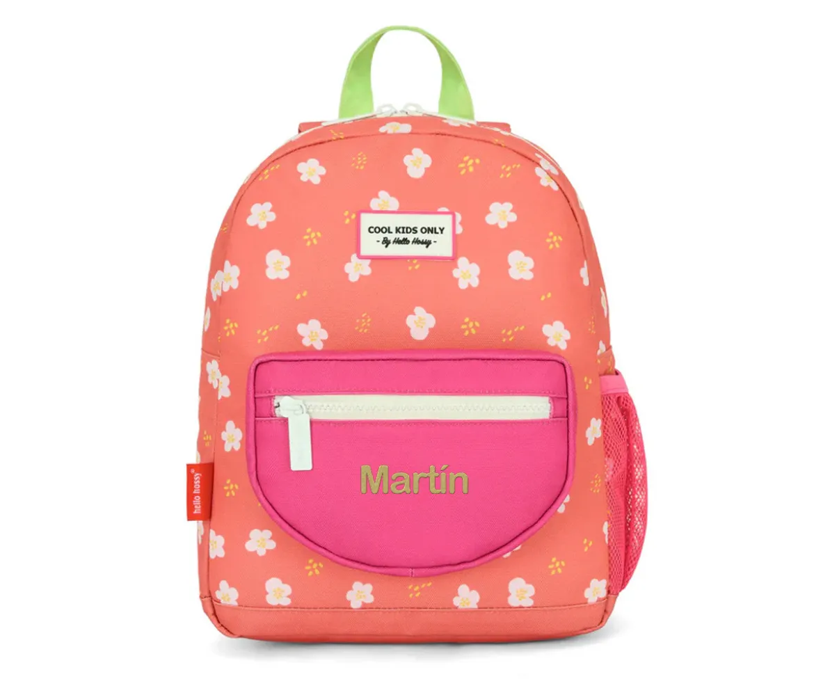 Mochila Escolar Peachy Bloom Personalizable