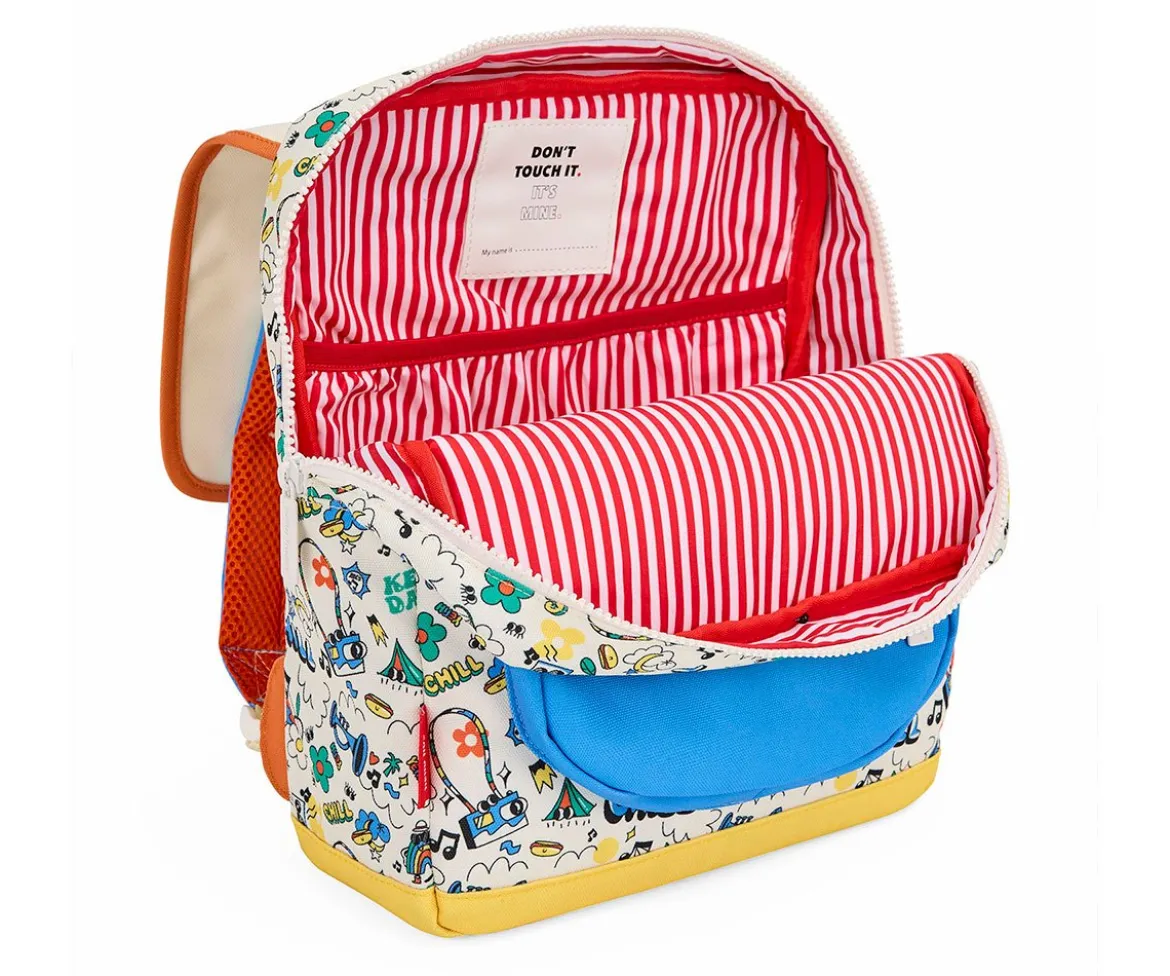 Mochila Escolar Solapa Chill Personalizable
