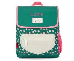Mochila Escolar Solapa Garden Joy Personalizable