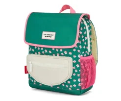 Mochila Escolar Solapa Garden Joy Personalizable