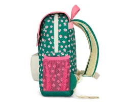 Mochila Escolar Solapa Garden Joy Personalizable
