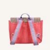 Mochila Escolar Sticky Lemon Gingham Flower Rose