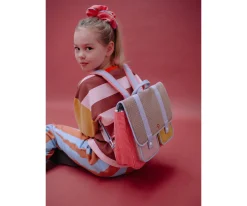 Mochila Escolar Sticky Lemon Gingham Flower Rose