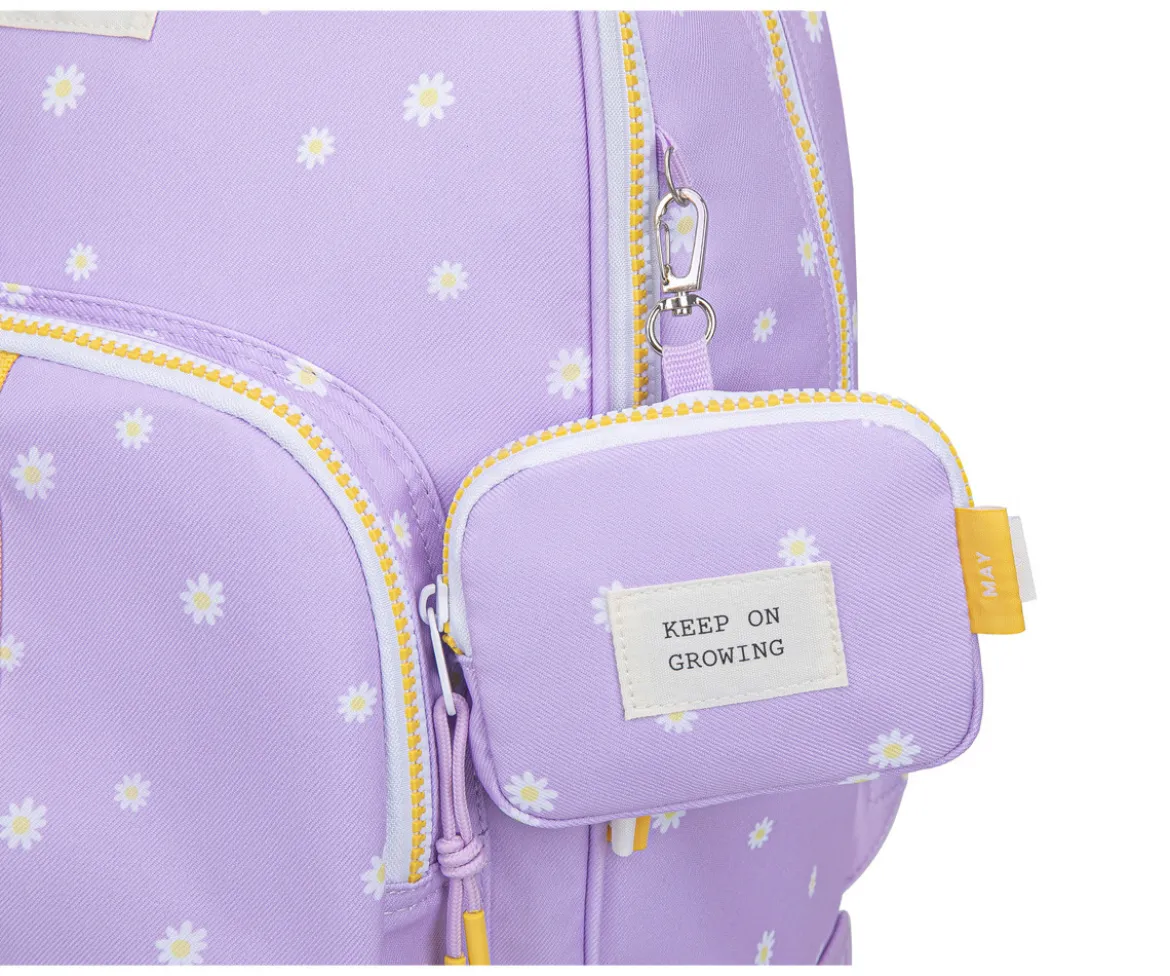 Mochila Escolar Trolley May Daisy Lilac