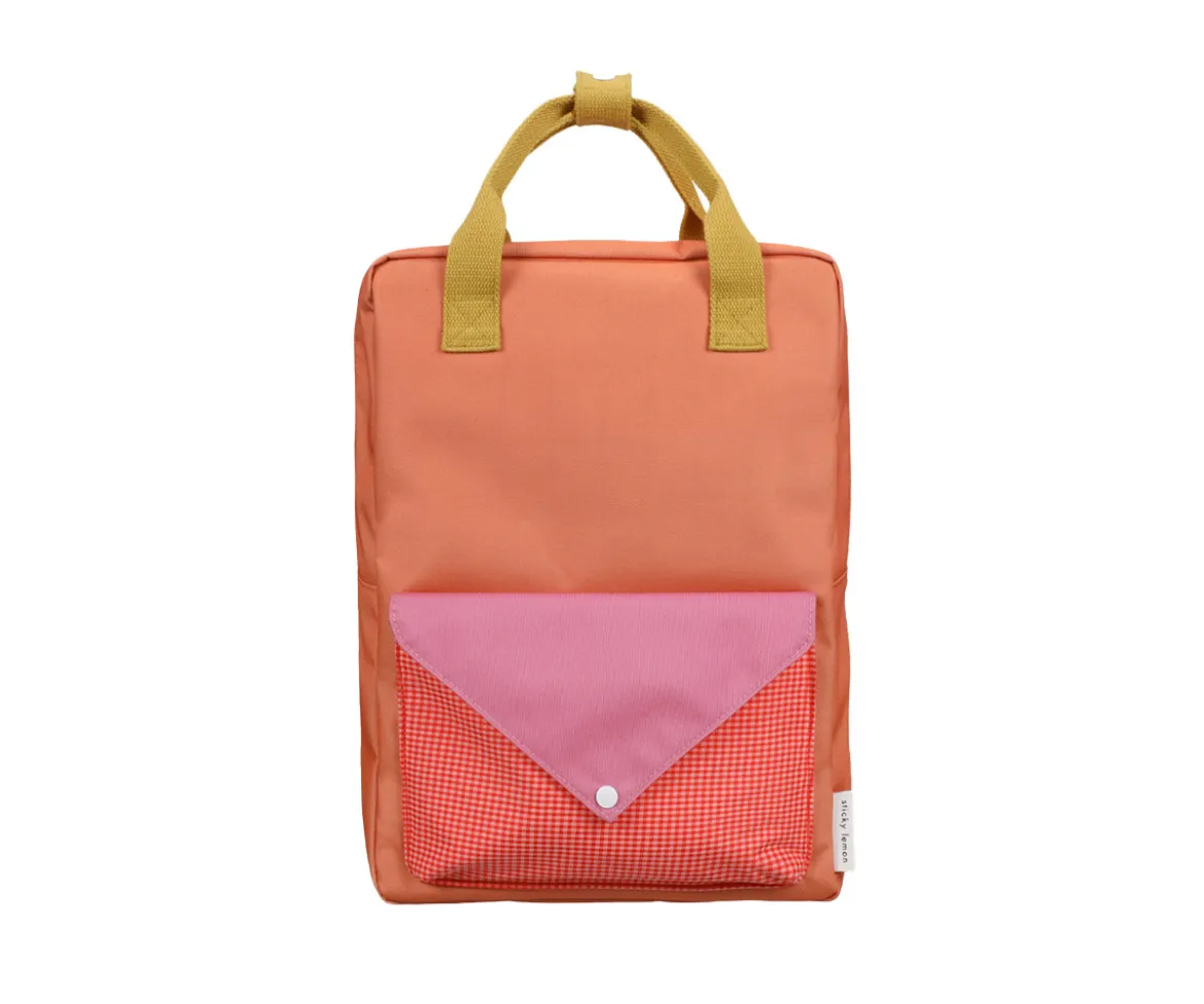 Mochila Grande Personalizable Sticky Lemon Envelope Maple Whirl