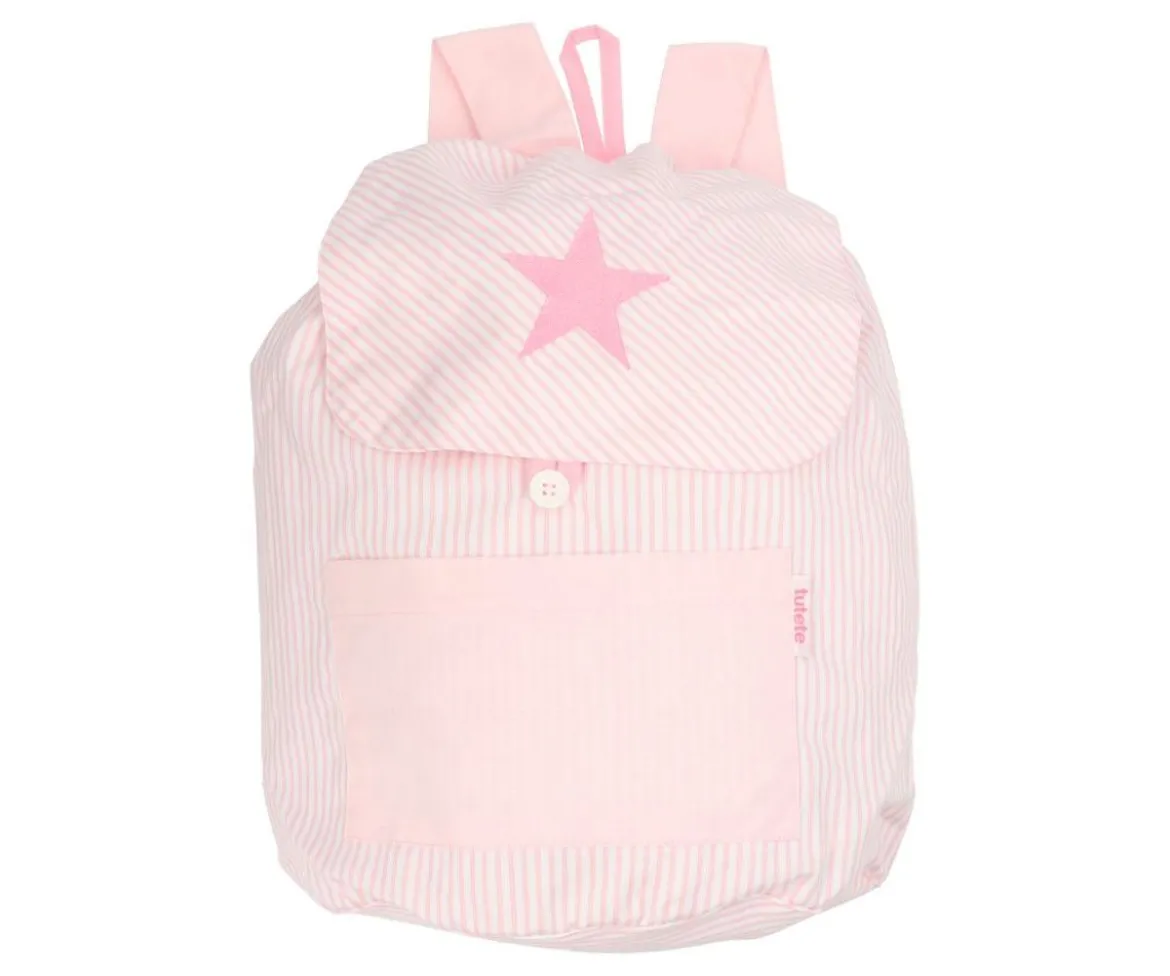 Mochila Grande Personalizada Oxford Rosa
