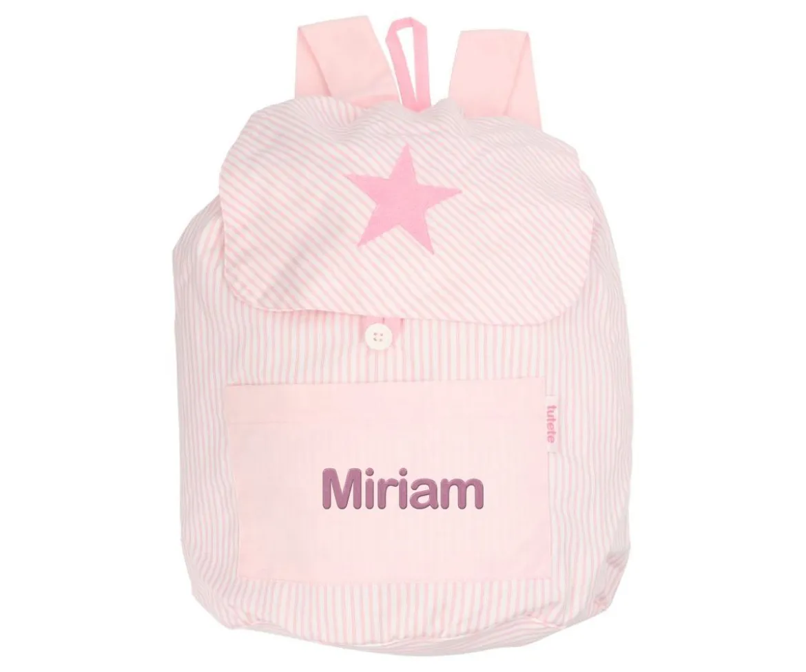 Mochila Grande Personalizada Oxford Rosa