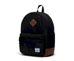 Mochila Herschel Heritage Kids Black Saddle Brown Personalizable
