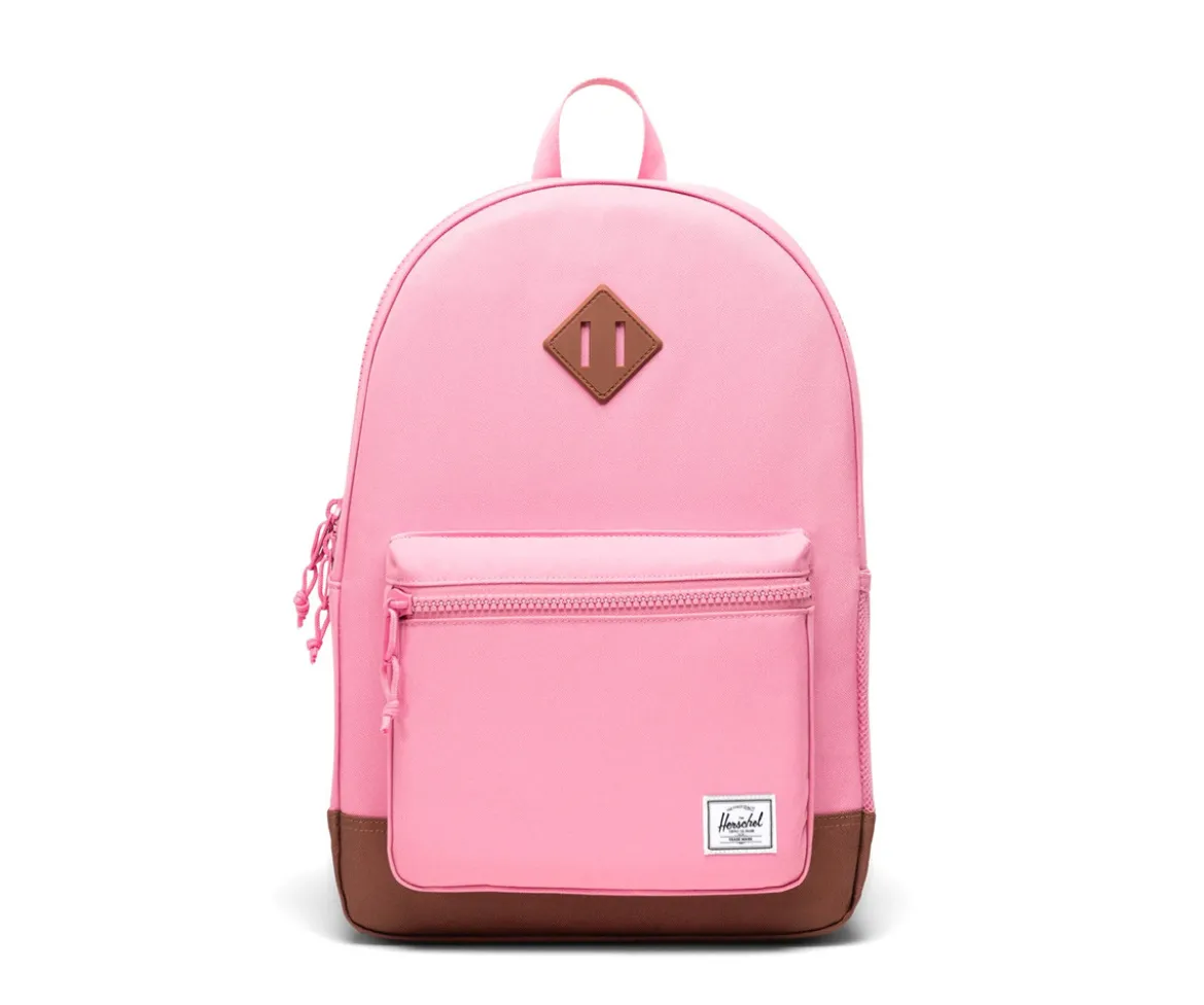 Mochila Herschel Heritage Youth Personalizable Cashmere Rose Saddle Brown