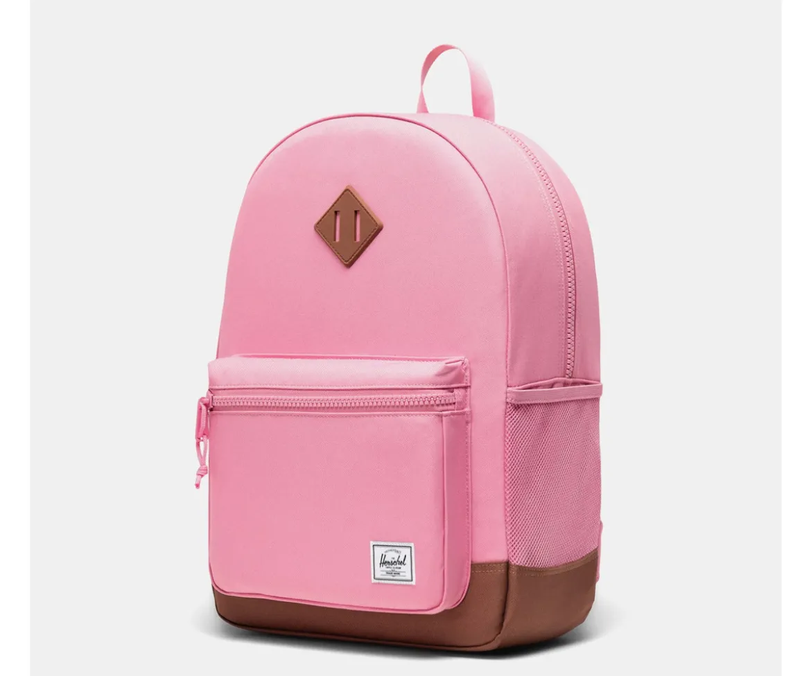 Mochila Herschel Heritage Youth Personalizable Cashmere Rose Saddle Brown