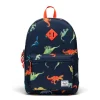 Mochila Herschel Heritage Youth Personalizable Dinos Darkest Navy