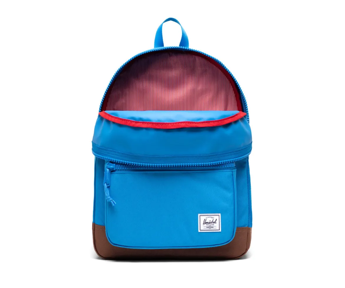 Mochila Herschel New Heritage Kids Personalizable French Blue Saddle Brown