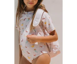 Mochila Infantil Antiarena Mermaid Cats