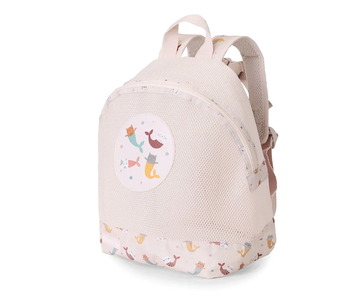 Mochila Infantil Antiarena Mermaid Cats
