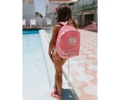 Mochila Infantil Antiarena Stripes Bloom & Blush