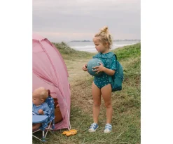 Mochila Infantil Antiarena Whale Teal