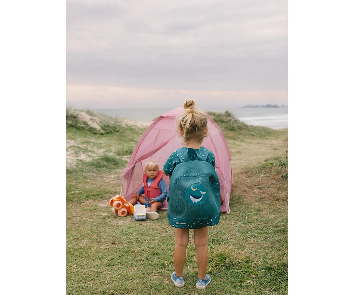 Mochila Infantil Antiarena Whale Teal