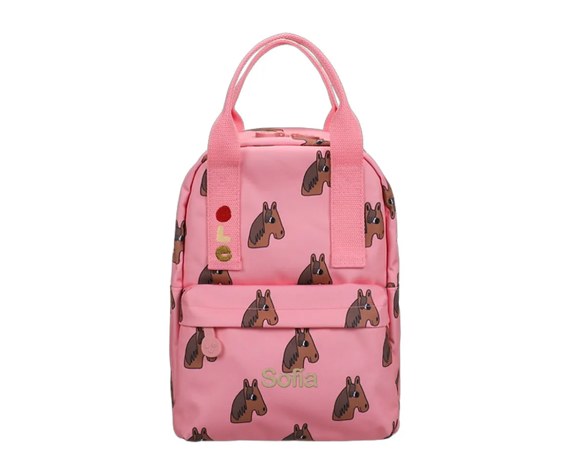 Mochila Infantil Charlotte Janvier Horse Personalizable