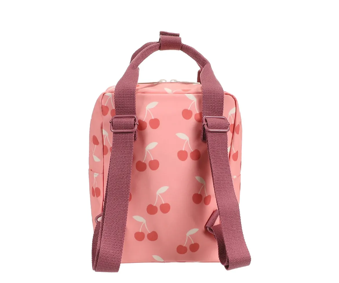Mochila Infantil Cherries Pink Personalizable