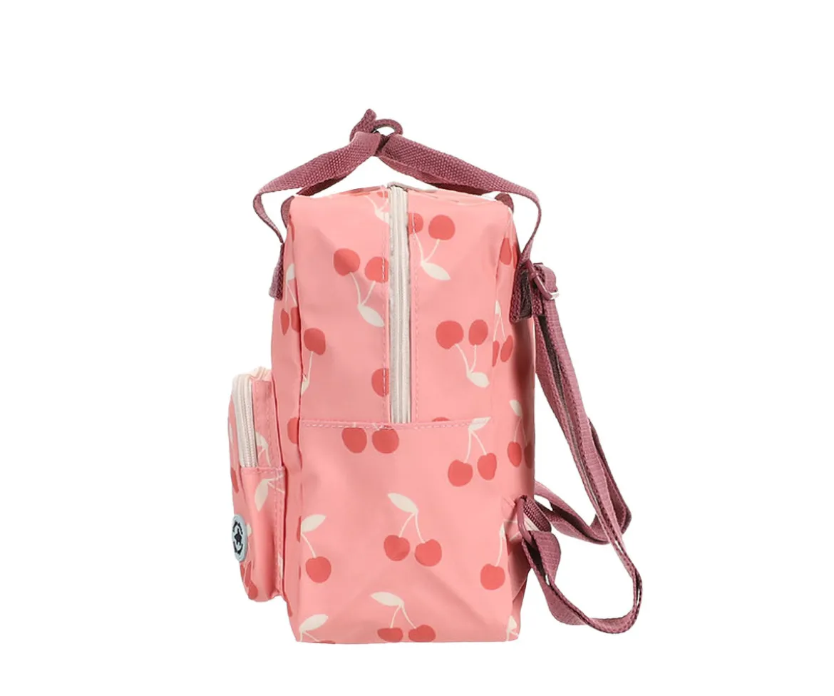 Mochila Infantil Cherries Pink Personalizable