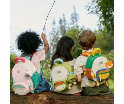 Mochila Infantil con Riñonera y Monedero Zorro