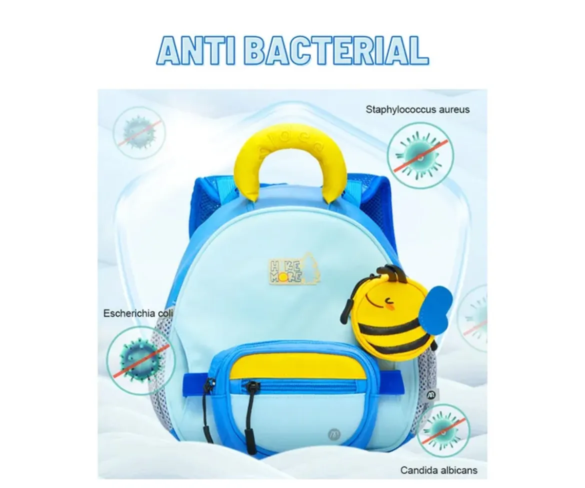Mochila Infantil con Riñonera y Monedero Zorro