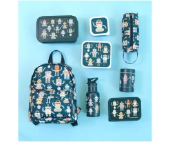 Mochila Infantil Mini Robots Personalizable