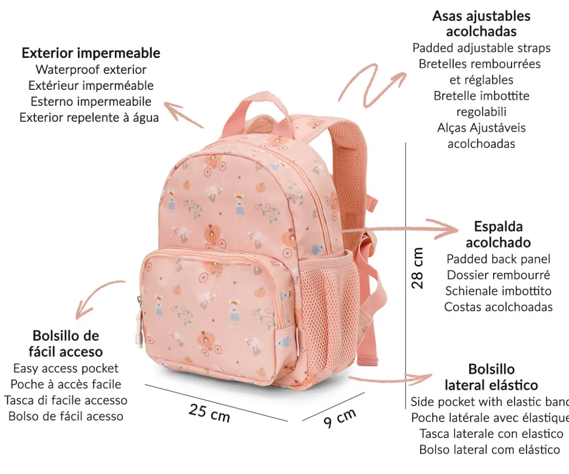 Mochila Infantil Mouse Fairies Personalizable