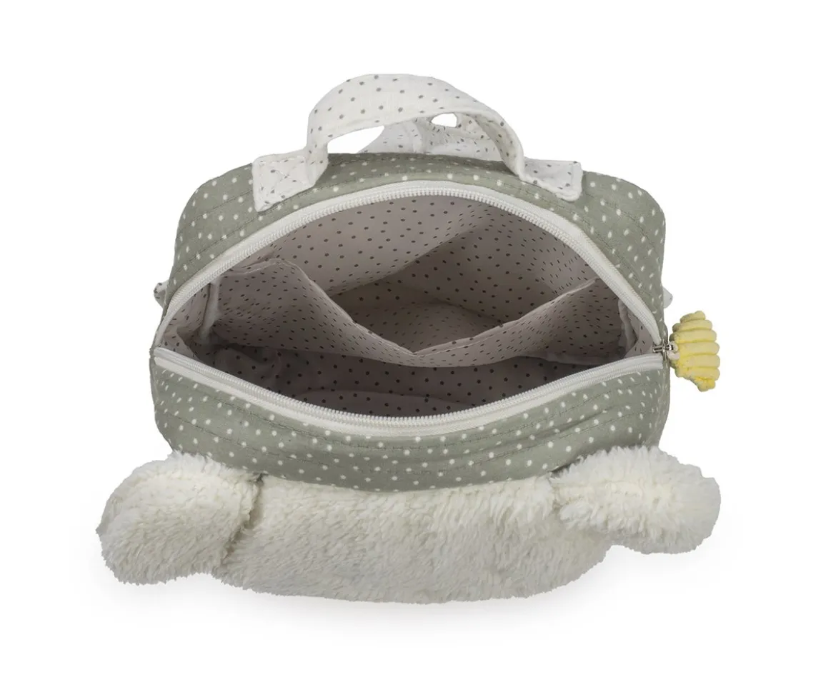 Mochila Infantil Ratoncito Topito Poppy Musgo Personalizable