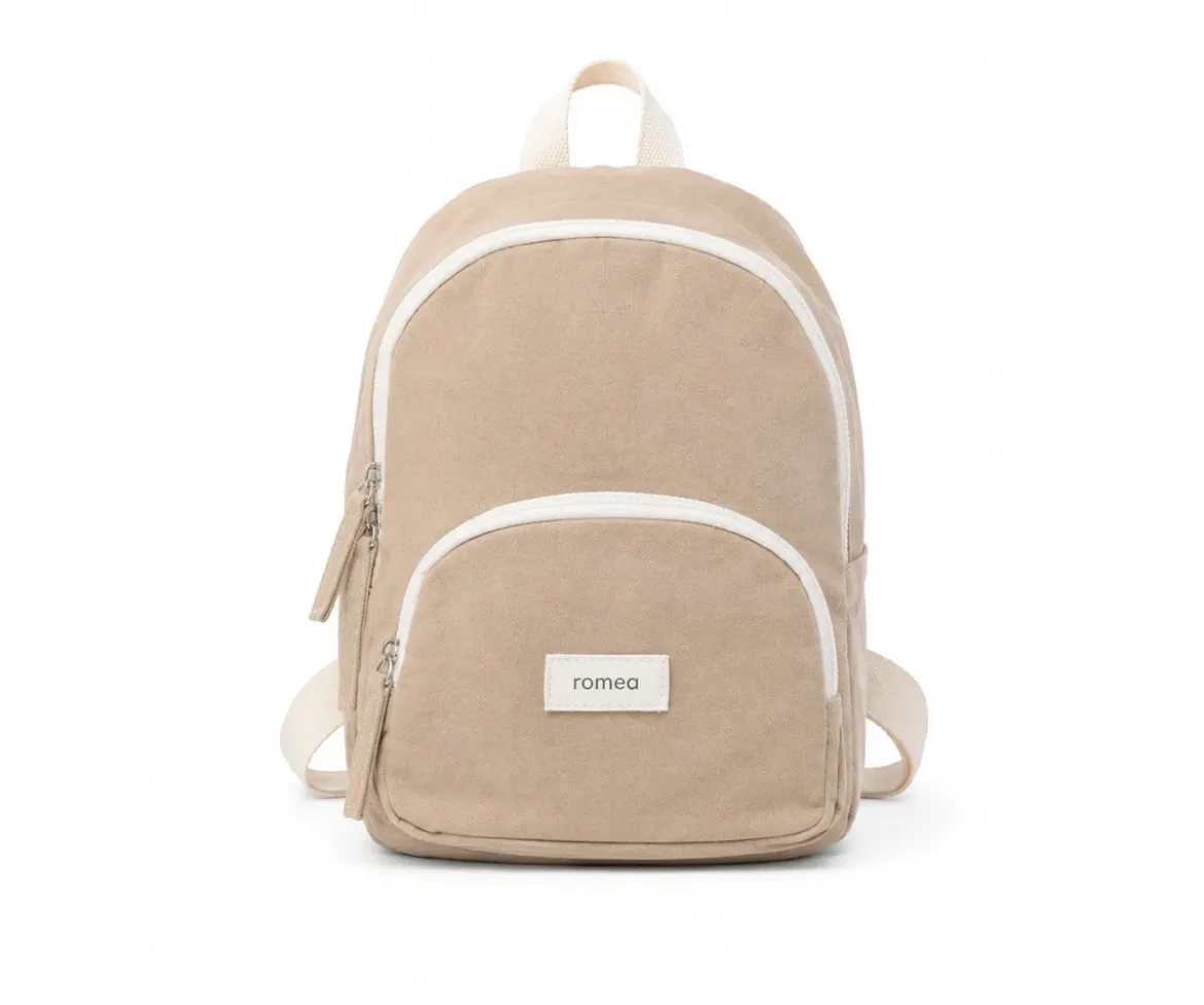 Mochila Infantil Romane Taupe Personalizable