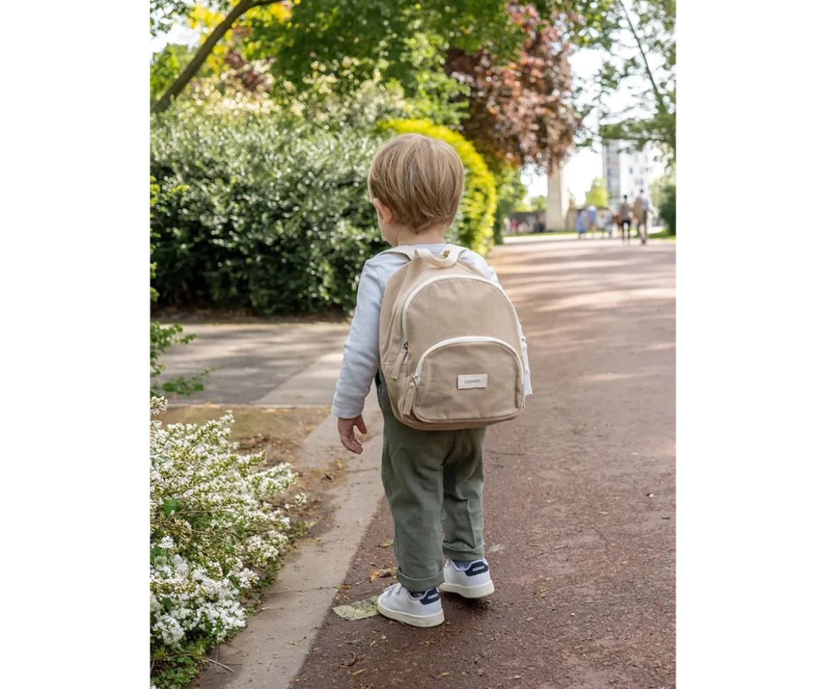 Mochila Infantil Romane Taupe Personalizable