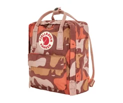 Mochila Kanken Graphics Mini Chalk Rose-Hidden Animals