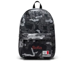 Mochila LEGO® Herschel Classic XL Personalizable Abstract Bricks Black