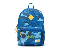 Mochila LEGO® Herschel Heritage Youth Personalizable Abstract Bricks Blue