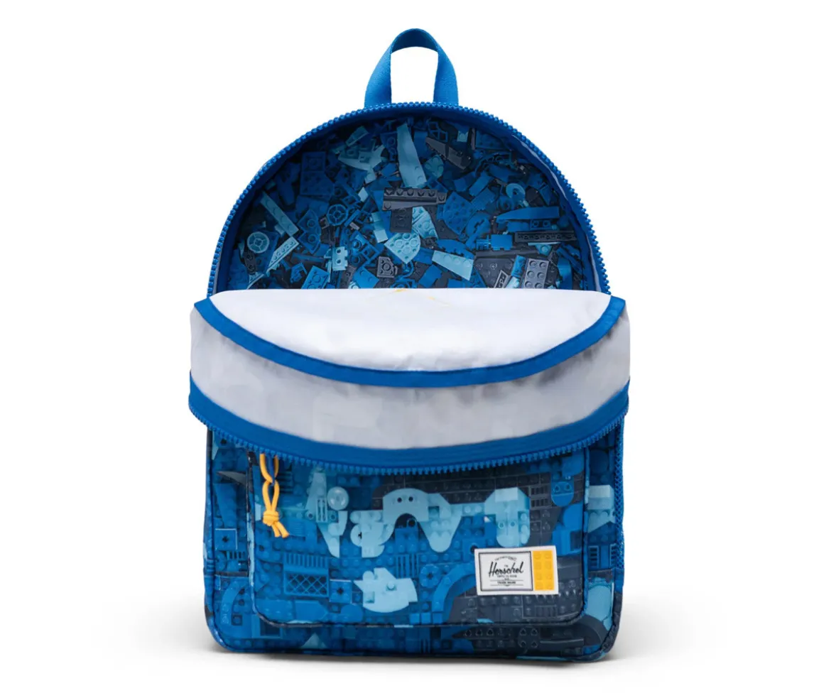Mochila LEGO® Herschel Personalizable New Heritage Kids Abstract Bricks Blue