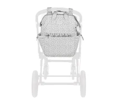 Mochila Little Bloom Flor Gris
