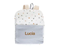 Mochila Little Stars Blue Personalizable