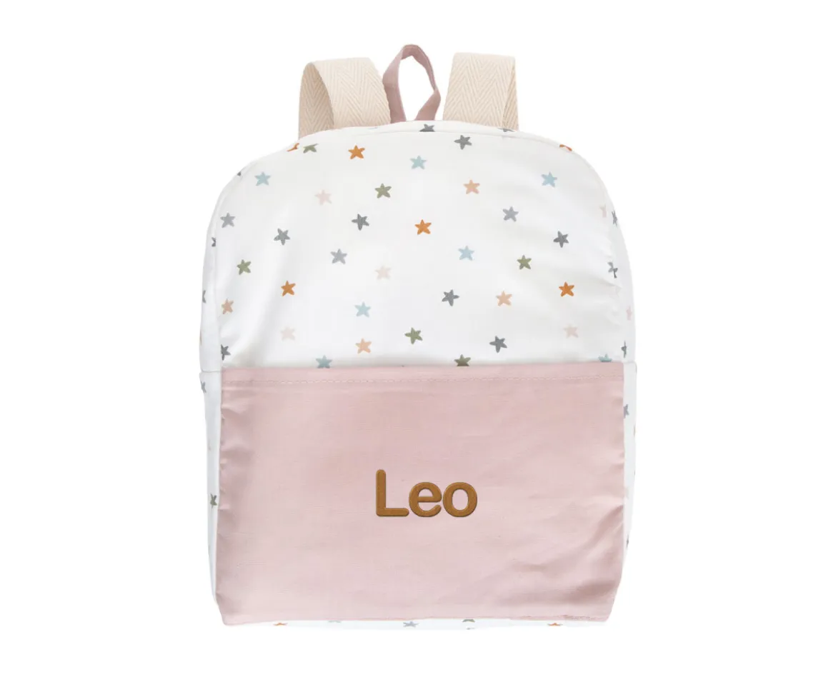 Mochila Little Stars Pink Personalizable