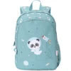 Mochila Mediana Pandas in Space + Llavero Personalizable