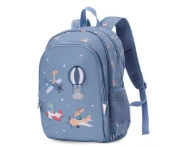 Mochila Mediana Planes + Llavero Personalizable