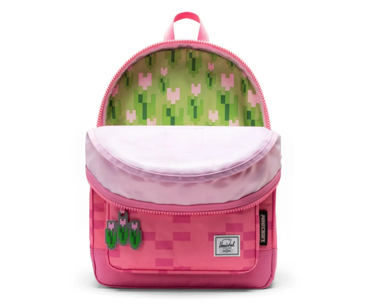 Mochila Minecraft Herschel New Heritage Kids Personalizable Pink Sheep