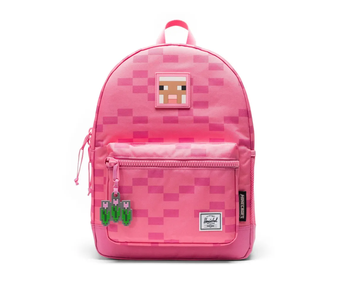 Mochila Minecraft Herschel New Heritage Kids Personalizable Pink Sheep
